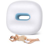 Almohada de rodilla para dormir de lado, almohada de espuma viscoelástica para dormir de lado, almohada entre las piernas para dolor de espalda y cadera, alineación de columna vertebral, ciática,