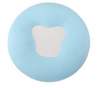 Almohada de silicona, almohadilla suave de la cara del masaje para el salón de belleza El cojín fresco del apoyo para la cabeza del cuidado de la piel para la relajación facial(azul celeste)