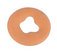 Almohada de silicona suave, cojín para la cabeza del masaje del salón de belleza del balneario, almohadilla del cojín de la cuna de la cabeza de la cara de la superposición(Beige)