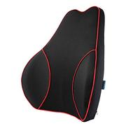 Almohada De Soporte Lumbar/Cojín Trasero, Espuma De Memoria Respaldo Ortopédico para Asiento De Automóvil,Diseño Transpirable Y Ergonómico para Alivio del Dolor De Espalda