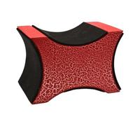 Almohada de soporte para el cuello de guitarra, herramienta luthier de madera para banjos, guitarras, estación de trabajo, 9,5 x 6,5 cm, color rojo