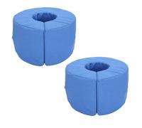 Almohada de soporte para el pie de 2 piezas, soporte piernas almohada pierna elevando los protectores del talón la almohadilla llagas a presión para el dolor y la curación