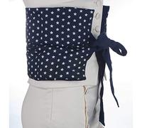 Almohada de trigo para atar, para la relajación y el bienestar, para calentar en el horno o en el microondas, que llena aprox. 900gr de granos de trigo, 65 x 23cm (Blue Star)