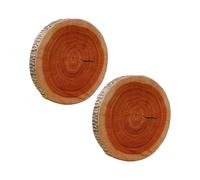 Almohada de tronco de 2 piezas, almohadas redondas de madera, decoración realista natural, almohada para sala de estar, dormitorio, tienda de campaña, hotel, camping, acento C0zy Home Experience para