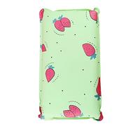 Almohada de Verano, Almohada Fría Transpirable y Agradable para la Piel, Enfriamiento Rápido para Niños en Casa (Fresa Corazón Amoroso)