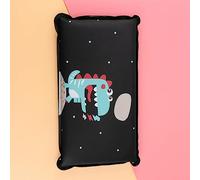 Almohada de Verano, Almohada Fría Transpirable y Agradable para la Piel, Enfriamiento Rápido para Niños en Casa (Fondo Negro Pequeño Dinosaurio)