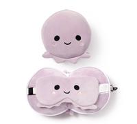 Almohada De Viaje De Peluche Y Mascarilla Para Dormir