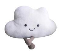 Almohada divertida con forma de nube almohada de peluche bonita con dibujos animados para los pies 19,7x13,8 inch almohada divertida almohadas decorativas con forma de nube para niños guardería sofá d