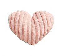 Almohada en forma de corazón para el día de San Valentín, almohada de amor, almohada de piel de conejo sintética, decoración de habitación, para sofá, dormitorio, regalo del día de San Valentín