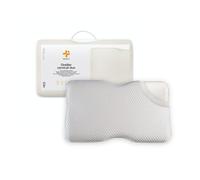 Almohada ergonómica cervical dúo ajustable con funda de bambú incluida, hipoalergénica, antiácaros 60 cm