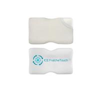 Almohada ergonómica cervical duo premium con funda refrescante ice freshtouch, dos alturas diferentes