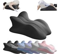 Almohada ergonómica de apoyo for parejas, cojín de espuma viscoelástica de perfil bajo for mayor comodidad y versatilidad.(6)
