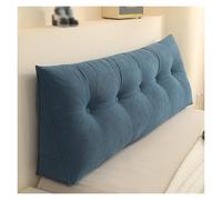 Almohada Ergonómica El Respaldo Ideal For Cama Y Sofá. Cojín Cuña De Algodón PP Transpirable con Bolsillo Lateral For Aliviar La Postura Y La Presión En La Espalda.(Dark Blue,150cm)