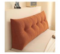 Almohada Ergonómica El Respaldo Ideal For Cama Y Sofá. Cojín Cuña De Algodón PP Transpirable con Bolsillo Lateral For Aliviar La Postura Y La Presión En La Espalda.(Brown,100cm)
