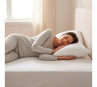 Almohada Ergonómica Forma de Fibra Gel PIKOLIN HOME -TEX Firmeza Media para Cuello y Cabeza 100% Algodón Transpirable Cervical Hipoalergénica -TEX Descanso Premium Calidad Europea
