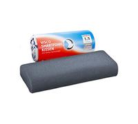 Almohada ergonómica HADAR | Para dormir boca arriba o de lado | Cojín cervical de espuma viscoelástica | Funda con termorregulación y de secado rápido | Se adapta a fundas de almohada de 80x40cm