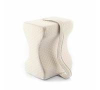 Almohada ergonómica para piernas con correa de mantenimiento - Cojín confort de espuma con memoria de forma para rodillas, muslos y caderas - Alineación postural óptima - Funda transpirable y