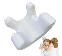 Almohada facial impecable, almohada de masaje antiarrugas, almohada facial para dormir de lado, apoyo cómodo, accesorios de belleza transpirables, suministros de ropa de cama para el cuidado de la