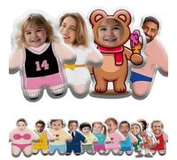 Almohada facial personalizada, almohada personalizada con foto de cara divertida, almohada corporal para juegos de rol, almohada conmemorativa, almohada de regalo personalis (almohada foto)