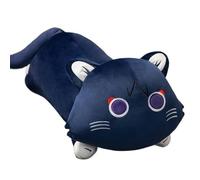 Almohada Felpa Gato Genshin Scaramouche, Animales Peluche Wanderer Almohada Personaje Impact Suave Lindo Juguete for Regalo Fanáticos Jugadores(Color:Color a,Size:70CM/27IN)
