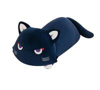 Almohada Felpa Gato Genshin Scaramouche, Animales Peluche Wanderer Almohada Personaje Impact Suave Lindo Juguete for Regalo Fanáticos Jugadores(Color:Color b,Size:90CM/35IN)