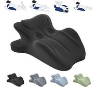 Almohada for parejas, cojín de cadera for parejas, almohada de cuña de espuma cómoda de múltiples posiciones, brinda soporte lumbar y for el cuello(Black)