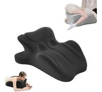 Almohada for Parejas for intimidad y Soporte - Cuña de Espuma viscoelástica de 27°-Posición Instante,Comodidad multiposición for Sentarse, acostarse y Dormir(Black)