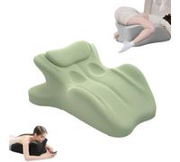 Almohada for Parejas for intimidad y Soporte - Cuña de Espuma viscoelástica de 27°-Posición Instante,Comodidad multiposición for Sentarse, acostarse y Dormir(Green)
