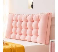 Almohada grande para cabecera de cama, cojín rectangular de apoyo para la espalda para leer y relajarse