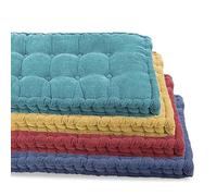 Almohada gruesa de algodón para banco de 2/3 plazas, para uso en interiores y exteriores, colchón de suelo para hogar, patio, taberna (60 x 30 cm)