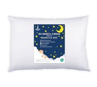 Almohada Infantil 40x60 cm de Algodón OEKO-TEX - Cojín para Bebés y Niños de 3 a 10 Años - Almohada Bebé Ideal para Siestas, Escuela Infantil y Viajes - Lavable en Lavadora - Hipoalergénica