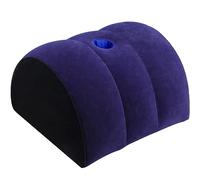 Almohada inflable de cuña para viajar y dormir, almohada portátil para espalda, rodilla, posición de piernas, almohada ergonómica para aliviar el dolor, reflujo ácido, camping, yoga, diseño ligero y
