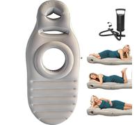 Almohada Inflable de Embarazo, Almohada De Maternidad con Orificio para El Abdomen, Almohada para Embarazadas Inflable con Agujero, Cojin Embarazada PVC Espesante para Soporte Corporal Completo