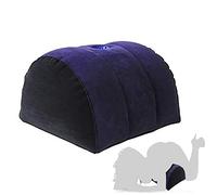 Almohada inflable de pareja ḄḌṢṂ Juego Ḍēēper Pöṣitions apoya el cojín para el descanso en casa（Azul oscuro）