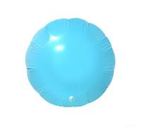 Almohada inflable de piscina para el invierno, albercas de suelo, cojín de aire redondo protege la cubierta de daños por hielo y nieve, azul claro, 113 cm (azul claro113 cm)
