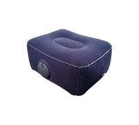 Almohada inflable ligera para reposapiés para mejorar la circulación y comodidad en viajes, hogar u oficina, tela de PVC flocado