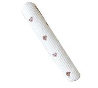 Almohada Larga,Almohada Antivuelco Lateral Para Dormir Para Bebés, Cojín De Apoyo Para El Cuello De Algodón Suave Cojín Trasero De Posicionamiento Para Niños Pequeños Acompaña (bear 65*10cm)