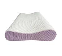 Almohada Latex Almohada de pectina transpirable con capa de aire, TPE, lavable con agua, almohada cervical de látex con presión cero, almohada individual for adultos Almohada Blanda(With pillowcases)