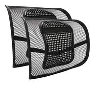 Almohada lumbar de apoyo, construcción de malla doble transpirable que garantiza la compatibilidad con, diseño ergonómico compatible con la