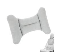 Almohada lumbar de viaje, almohada inflable en forma de H, almohada de viaje, portátil, ligera, cojín de espalda para coche y asiento