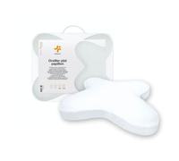 Almohada mariposa plana viscoelástica con funda de algodón 56x46x10 cm 46 cm