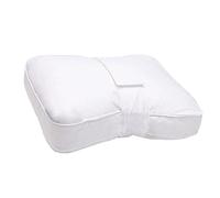 Almohada ortopédica para la rodilla, cojín de cama contorneado para dormir de lado, almohadilla de apoyo de espuma viscoelástica, función de diseño de correa ajustable transpirable, ayuda terapéutica