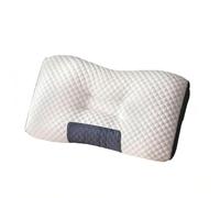 Almohada para apnea del sueño, acogedora almohada cervical de nube, almohada ergonómica para masaje de ayuda para dormir, núcleo suave y no colapso, almohada cervical de espuma viscoelástica para