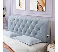 Almohada para cabecero Cama de día cojín Grande para la Pared Almohada para la mesita de Noche Apoyo para la Cama Lectura almohadón Soporte Lumbar Respaldo con Funda extraíble tamaño King 70 8"