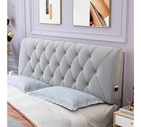 Almohada para cabecero Cama de día Pared cojín Grande para mesita de Noche Apoyo para la Cama Lectura almohadón Soporte Lumbar Respaldo con Funda extraíble A con 47 2"