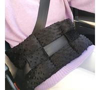 Almohada para cinturón de seguridad de ostomía, funda protectora para estoma, bolsa de urostomía, sin apretar, para cáncer de vejiga de colon o ostomía, suministros de ostomía, color negro