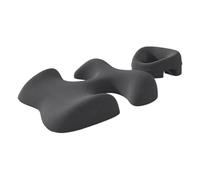 Almohada para dormir abajo: cojín de espuma viscoelástica para soporte del pecho, almohada suave para soporte de la cabeza, cojín contorneado para dormir de lado, proporciona una alineación adecu