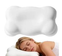 Almohada Para Dormir - Espuma Viscoelástica De Fibra | Almohada Para Dormir Con Soporte Para El Cuello Y Reposacabezas En Forma De Nube Suave | Cojín Ergonómico Y Cómodo Para Personas Que Duermen