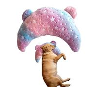Almohada para dormir para el cuello de mascotas, cojín de algodón de felpa en forma de U, apoyo cómodo para perros y gatos, almohada calmante suave, almohada para el cuello de mascotas para gatos y