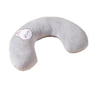 Almohada para dormir para mascotas, almohada para abrazar gatos, almohada de cuello de felpa de dibujos animados, almohada de felpa para dormir para gatos de interior, almohada y esponjosa en